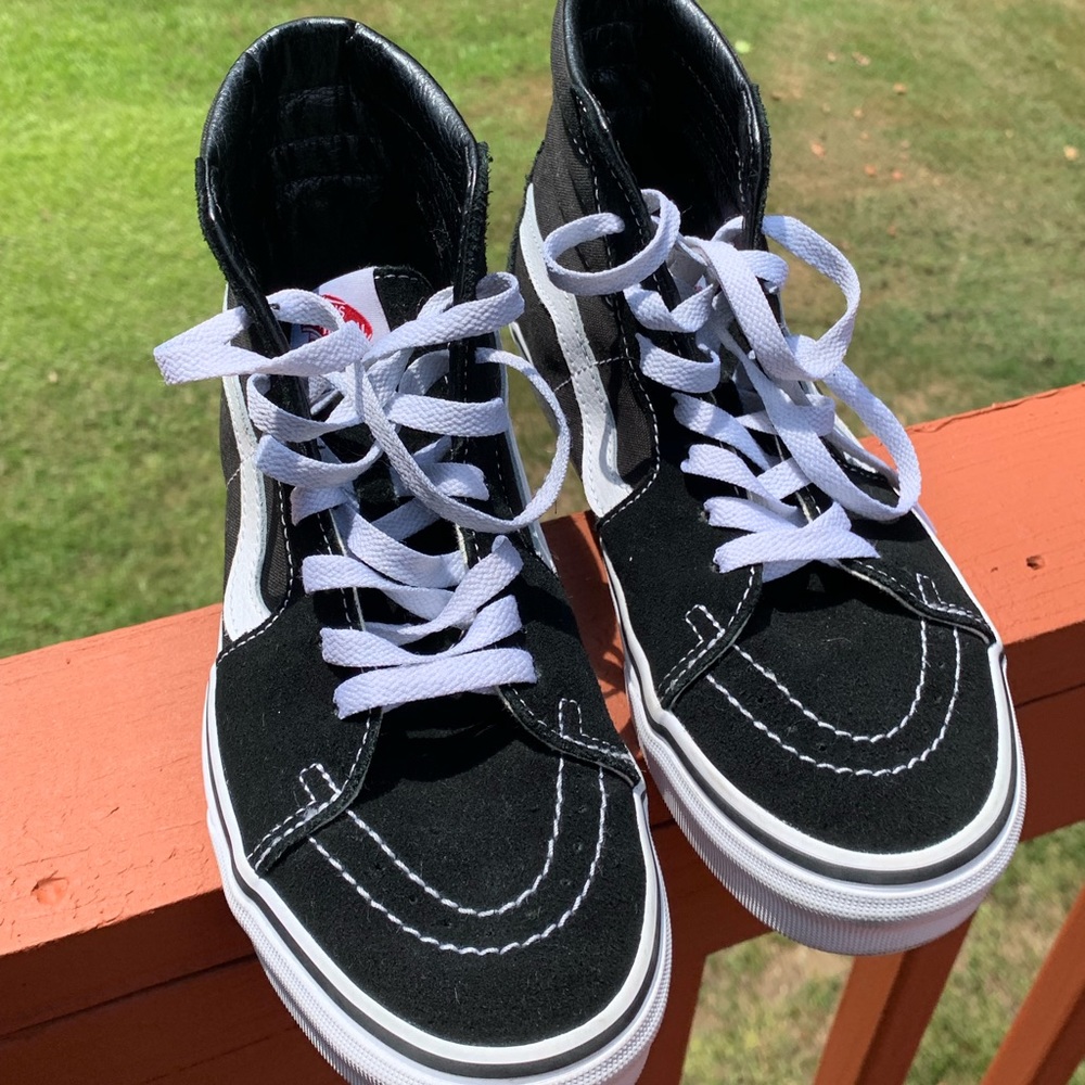 Black Hightop Vans (price negotiable)